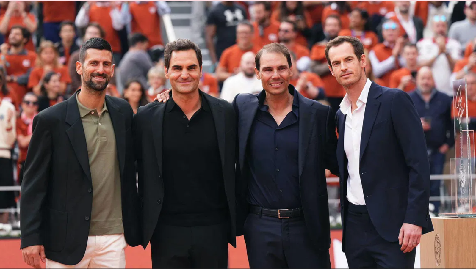 Big Four Reunite as Rafael Nadal Gets Tearful Farewell at 2025 French Open Roger Federer, Novak Djokovic, and Andy Murray Rafael Nadal Farewell